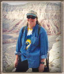 Karen Brzys in the Grand Canyon