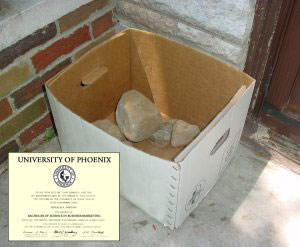 Box of Rocks with a Degree